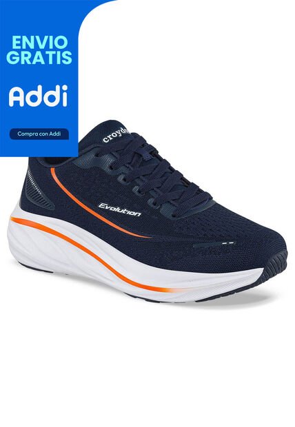 Tenis Running Fardo Azul Osc Croydon Para Hombre
