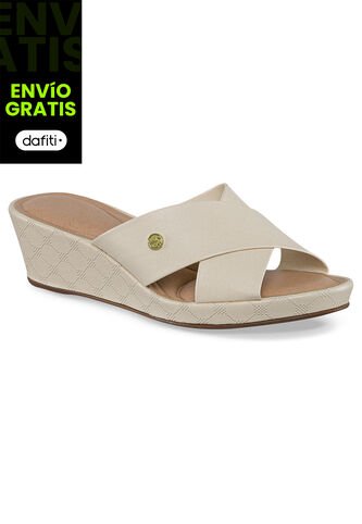 Sandalias Tacón Clarissa Beige Para Mujer Croydon Croydon