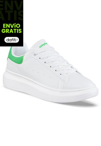 Tenis Zatrena Blanco-Verde Para Mujer Croydon Croydon