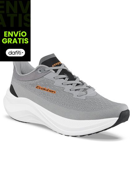 Tenis Running Rimbol Gris Para Hombre Croydon