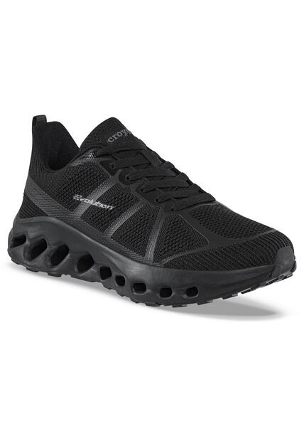 Tenis Running Garyk Negro-Negro Croydon Para Hombre