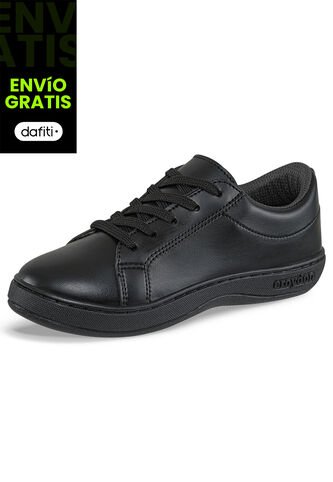 Tenis Colegio Oxford Negro Para Niño Y Niña Croydon Croydon