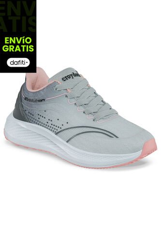 Tenis Running Sotta Gris Para Niña Croydon Croydon