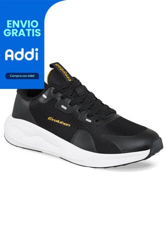 Tenis Running Dorf Negro Croydon Para Hombre Croydon