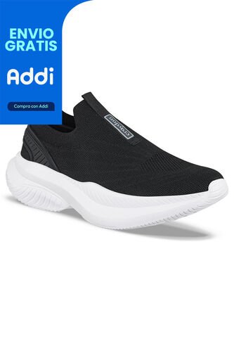 Tenis Para Caminar Zafali Negro Croydon Para Hombre Croydon