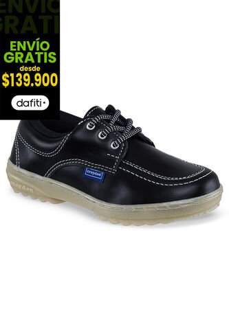 Zapatos Escolares Leader Negro Para Niña Y Niño Croydon Croydon