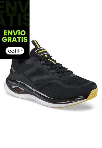 Tenis Running Tinor Negro Croydon Para Hombre Croydon