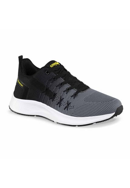 Tenis Running Cablie Gris Para Hombre Croydon