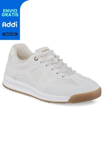 Tenis Urbanos Agnes Marfil Croydon Para Mujer Croydon