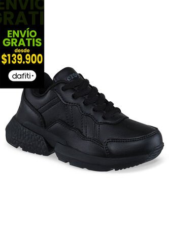 Tenis Escolares Xcoleg C Negro Para Niña Y Niño Croydon Croydon
