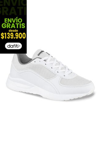 Tenis Escolares Scoil Blanco Para Niña Croydon Croydon
