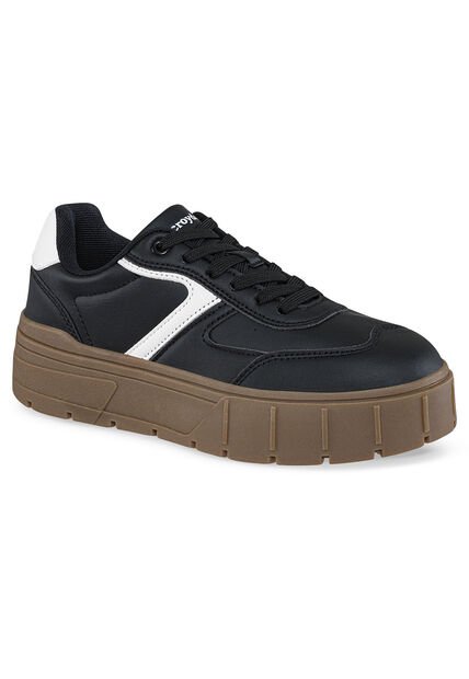 Tenis Quinter Negro-Blanco Croydon Para Mujer