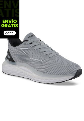 Tenis Running Zatix Gris Para Mujer Croydon Croydon