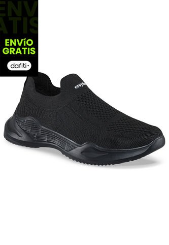 Tenis Running Loccer Negro-Negro Para Hombre Croydon Croydon