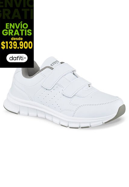 Tenis Escolares Skoler V Blanco Para Niña Y Niño Croydon