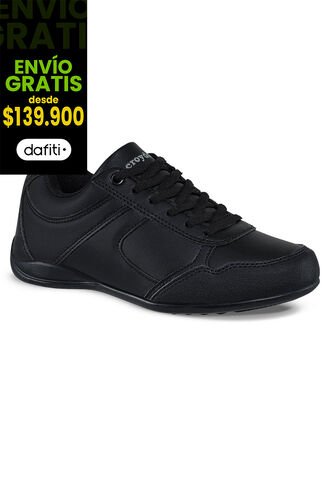 Tenis Escolares Skolary Negro Para Niña Y Niño Croydon Croydon