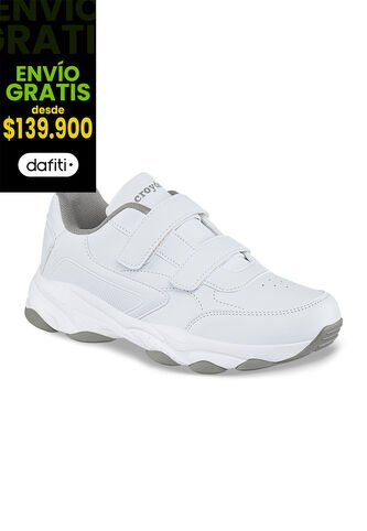 Tenis Escolares Schooly V Blanco Para Niño Y Niña Croydon Croydon