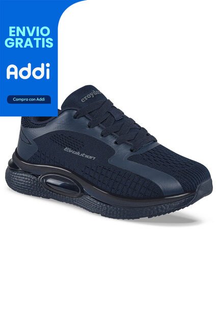 Tenis Running Morx Azul O-Azul Croydon Para Mujer