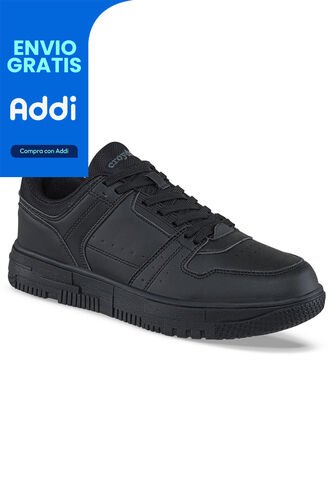 Tenis Urbanos Mixkar Negro Croydon Para Hombre Croydon