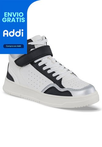 Tenis Urbanos Dynexa Blanco-Negro Croydon Para Mujer Croydon