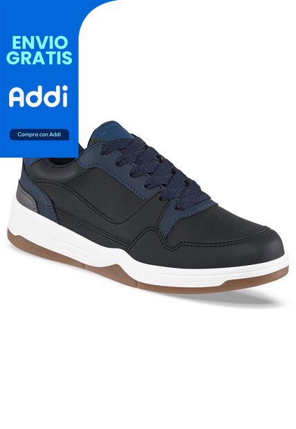 Tenis Urbanos Manzur Negro Croydon Para Hombre