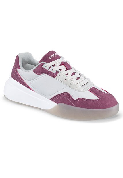 Tenis Rizor Gris-Vino Para Mujer Croydon