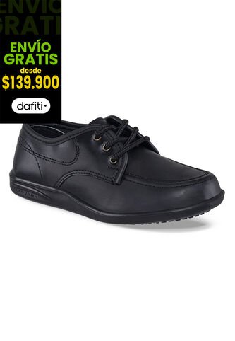 Zapatos Escolares Bachiller Negro Para Niño Croydon Croydon