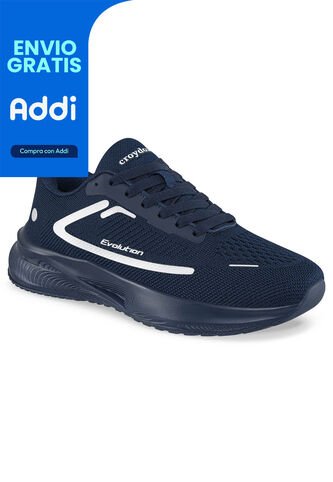 Tenis Running Bivix Azul O-Azul Croydon Para Hombre Croydon