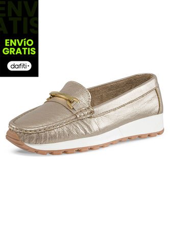 Mocasines Senaida Oro Para Mujer Croydon Croydon