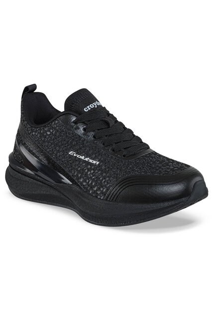 Tenis Running Jorica Negro-Negro Croydon Para Mujer