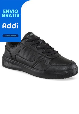 Tenis Colegio Lobira C Negro Para Niño Y Niña Croydon Croydon