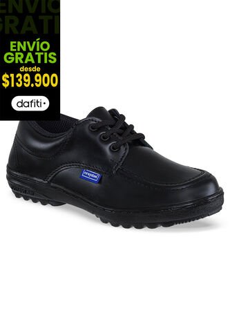 Zapatos Escolares Leader Negro-Neg Para Niña Y Niño Croydon Croydon
