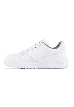 Tenis Colegio Shopir C Blanco-Gris Para Niño Y Niña Croydon