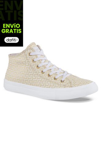 Botines Ania Alto Oro Para Mujer Croydon Croydon