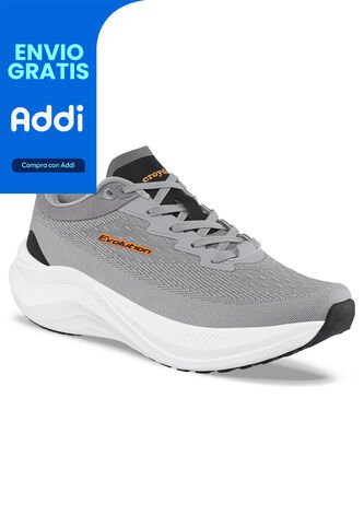 Tenis Running Rimbol Gris Para Hombre Croydon Croydon