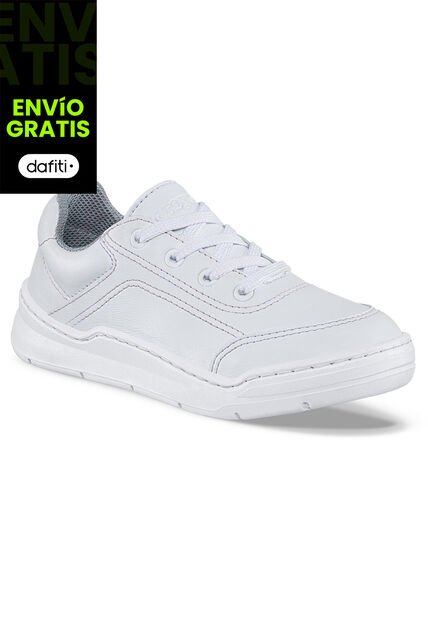 Tenis Colegio Roblo Blanco Para Niño Y Niña Croydon