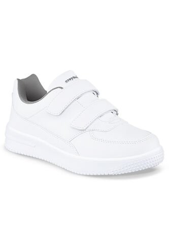 Tenis Colegio Shopir V Blanco-Gris Para Niño Y Niña Croydon Croydon