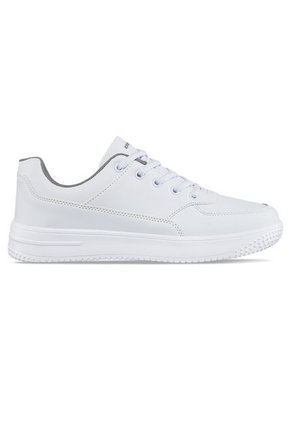 Tenis Colegio Shopir Pro C Blanco-Gris Para Niño Y Niña Croydon