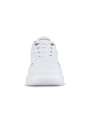 Tenis Colegio Shopir Pro C Blanco-Gris Para Niño Y Niña Croydon