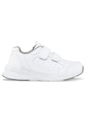 Tenis Colegio Neril V Blanco-Gris Para Niño Y Niña Croydon