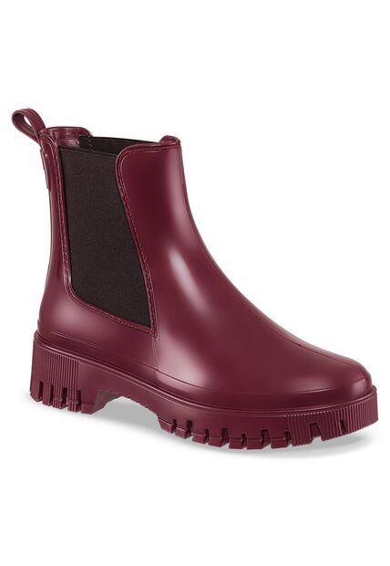 Botines Lluvia Kathie Vino Croydon Para Mujer