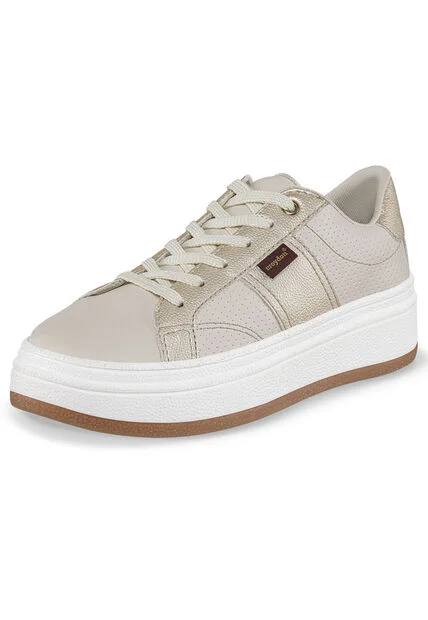 Tenis Ghada 3 Beige Croydon Para Mujer