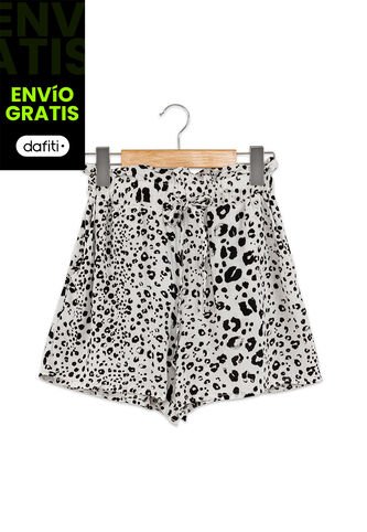 Short Pantera Blanco Croydon Para Mujer Croydon