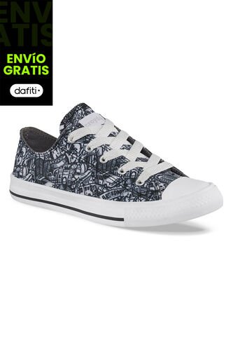 Tenis Krabs Bajo Negro Para Niño Croydon Croydon