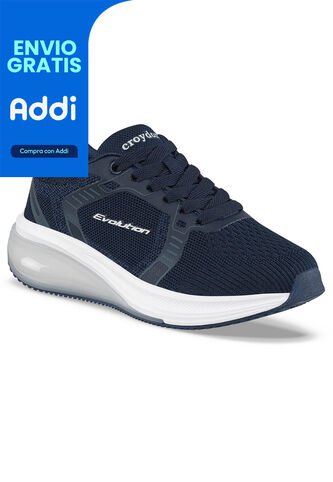 Tenis Running Dramon Azul Osc Para Niña Croydon Croydon