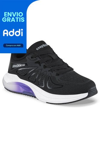 Tenis Running Gelmor Negro-Mora Para Niña Croydon Croydon