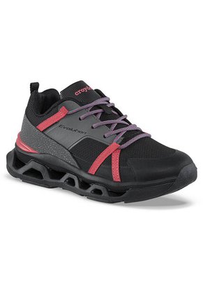 Tenis Running Manrol Negro-Negro Croydon Para Niña