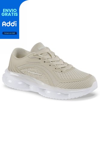 Tenis Running Lumo Beige Croydon Para Mujer Croydon