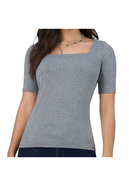 Blusa Andy Gris Osc Croydon Para Mujer