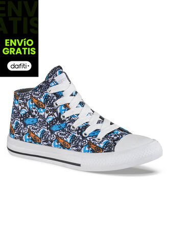 Tenis Krabs Alto Azul Para Niño Croydon Croydon